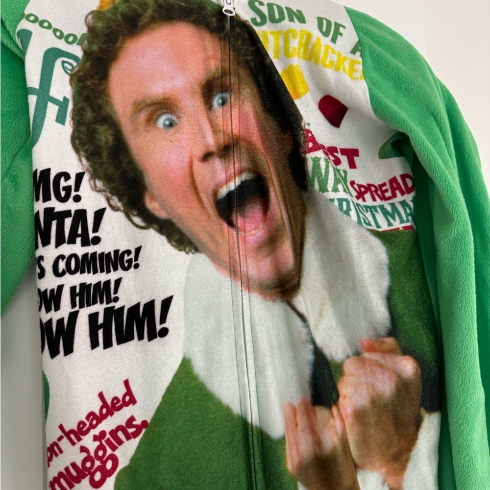 Green Elf Movie Graphic Hoodie
